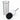 Metro Aluminum Bowl Brush Silver