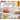 iDesign Crisp Plastic Fridge & Pantry Large Divided Bin, Clear