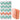 Chevron Rug 34 x 21 Aruba/Coral - iDesign-Bath/Shower Mat