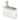 iDesign Dakota Soap Pump with Ring Tray in White Marble and Matte - iDesign-Pumps